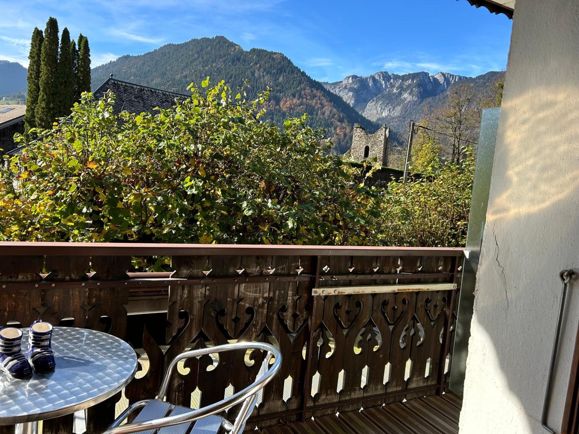 Les Tilleuls Le Biot Bagian luar foto