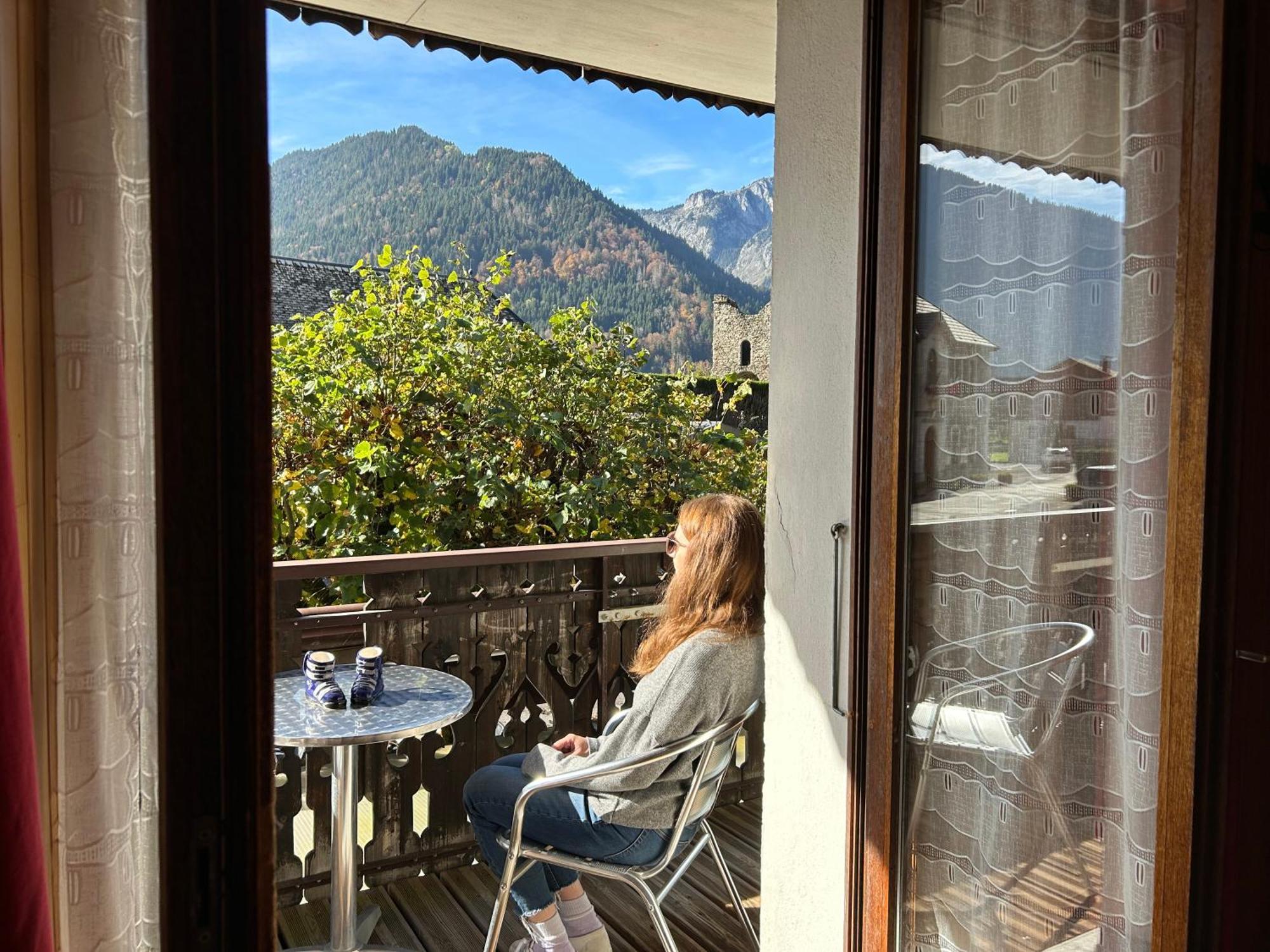 Les Tilleuls Le Biot Bagian luar foto